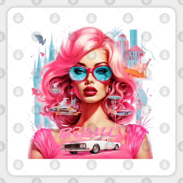 Barbie Magnet by Space wolrd